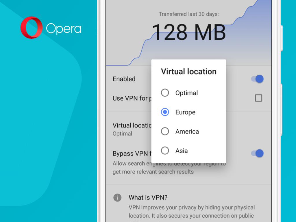 Opera VPN Android