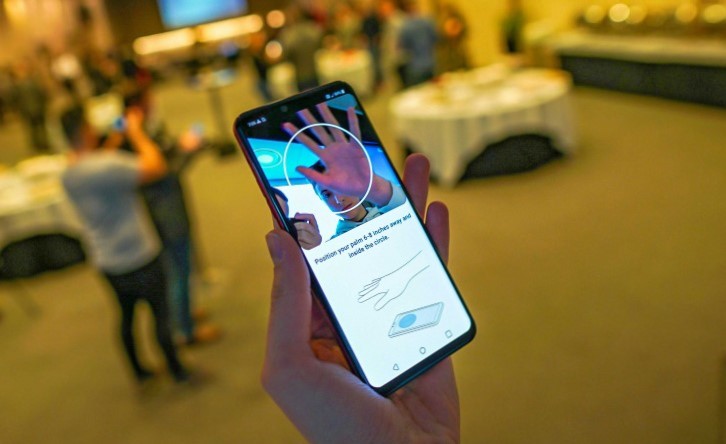 Palm Unlock LG G8 ThinQ