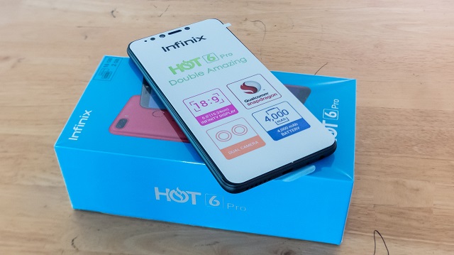 Infinix smartphone with big batteries