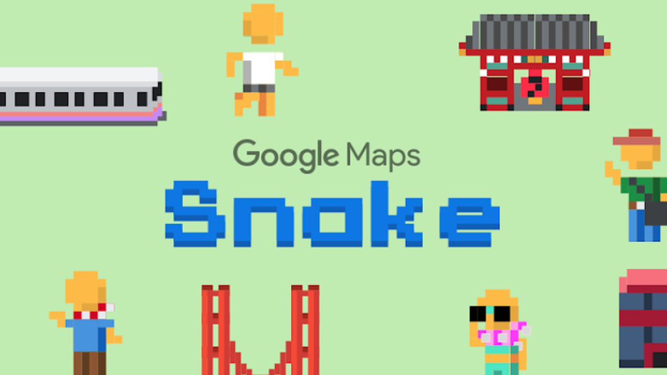 Google maps snake game