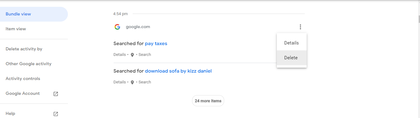 How to view  control or delete all your Google activity - 9