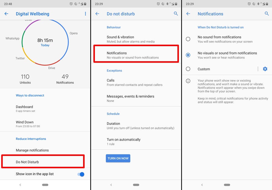 Digital Wellbeing Android