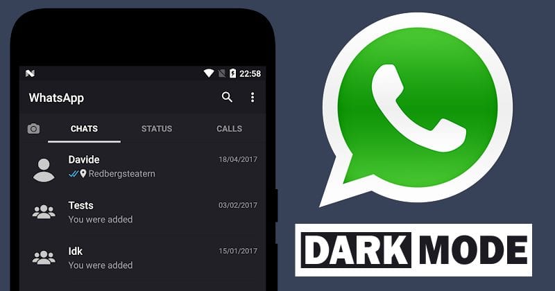 WhatsApp Dark Mode