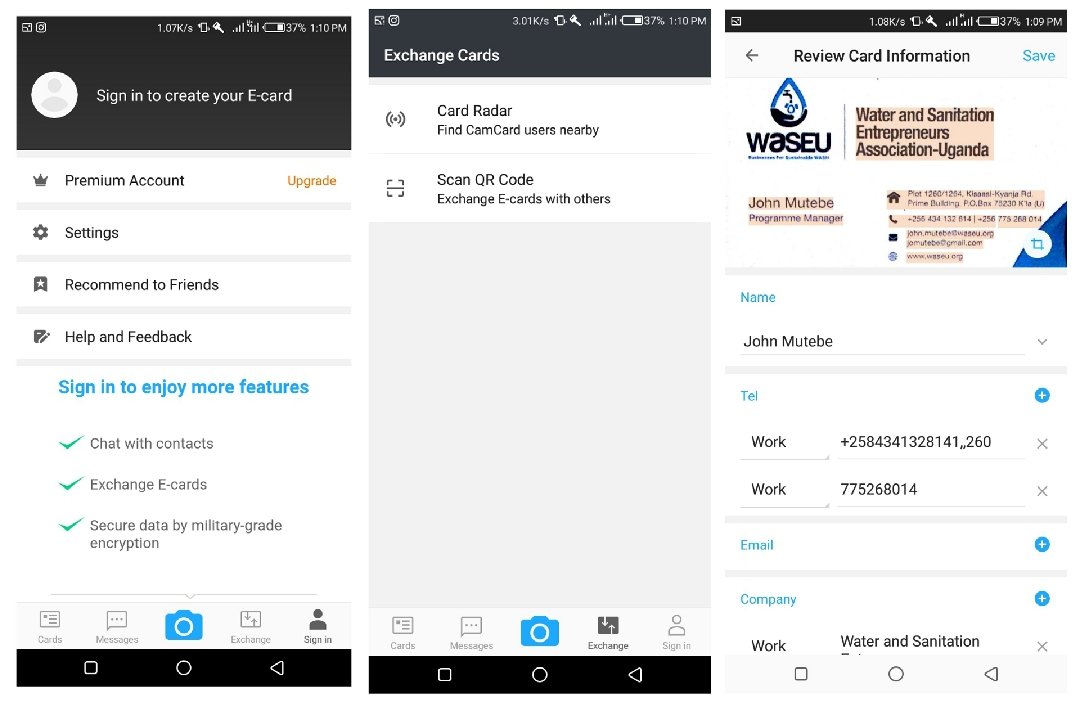 Camcard  scan and manage all your business cards in one place - 62