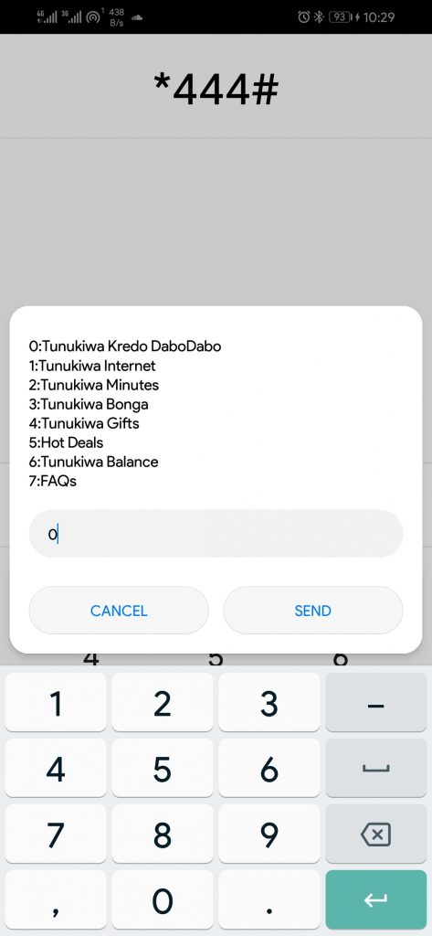 How to get Double Safaricom Credit with Tunukiwa  Kredo Dabo Dabo  - 18