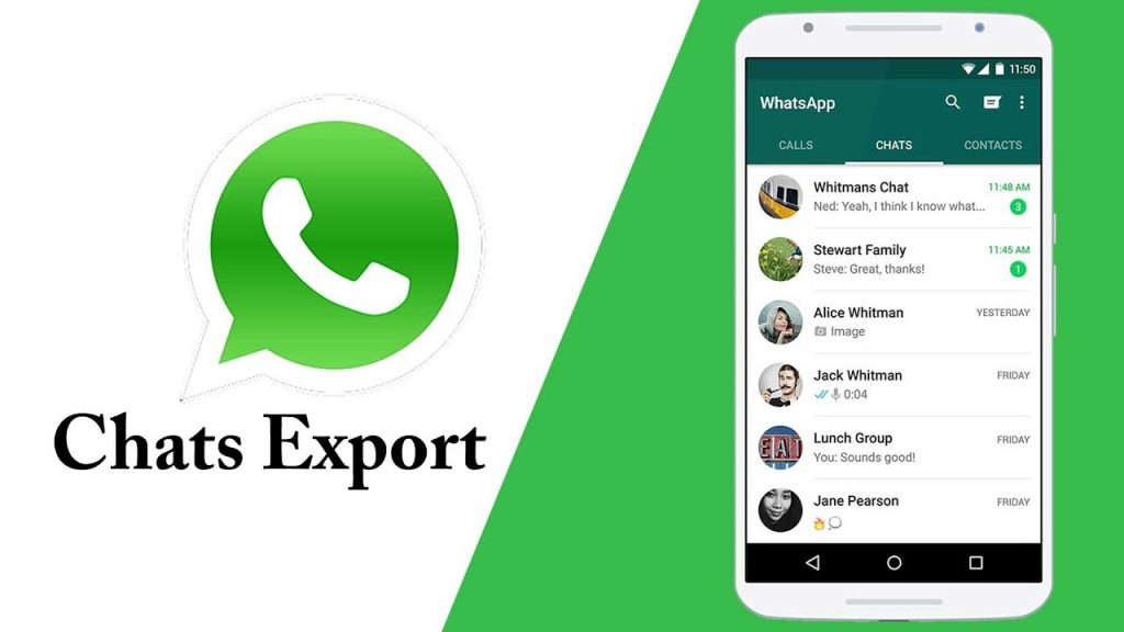 Exporting Chats on WhatsApp
