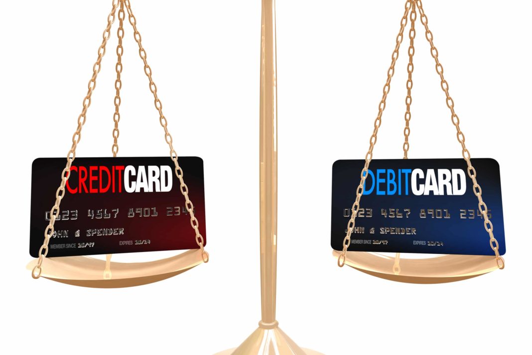 debit vs credit card