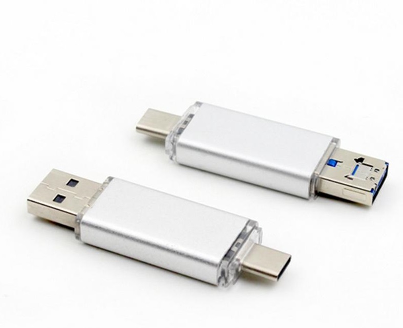 USB flash with MicroUSB/USB Type-C connector