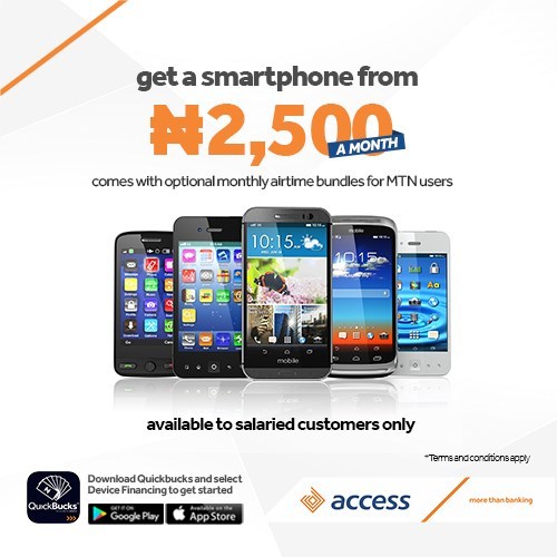 Access Bank Device Finance scheme