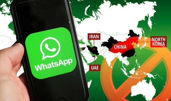 WhatsApp Blocked countries