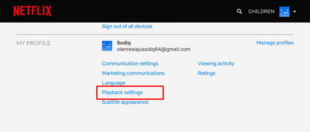 adjust netflix video quality