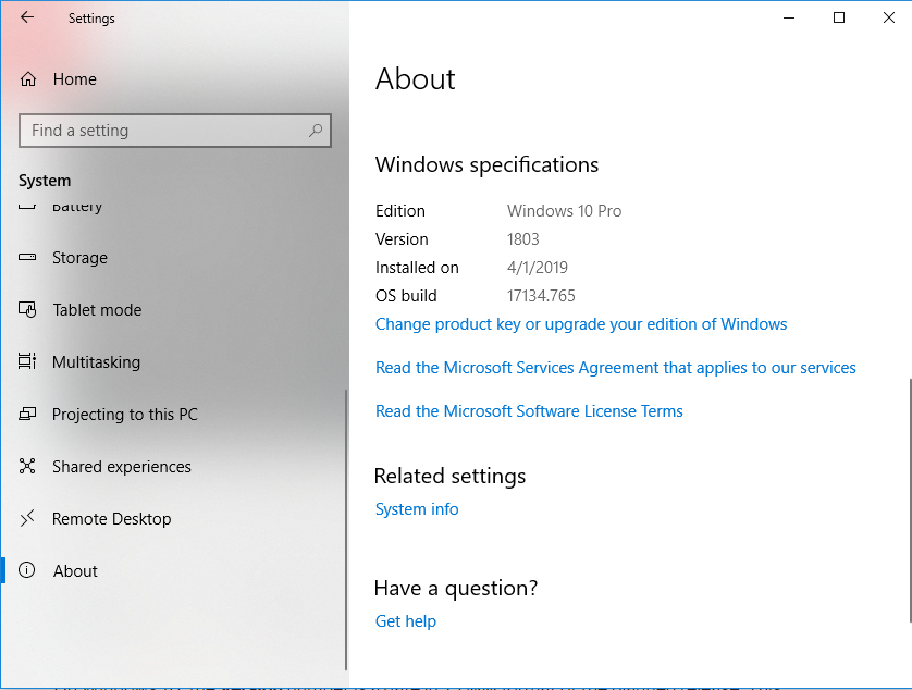 How to check the Windows version of your PC