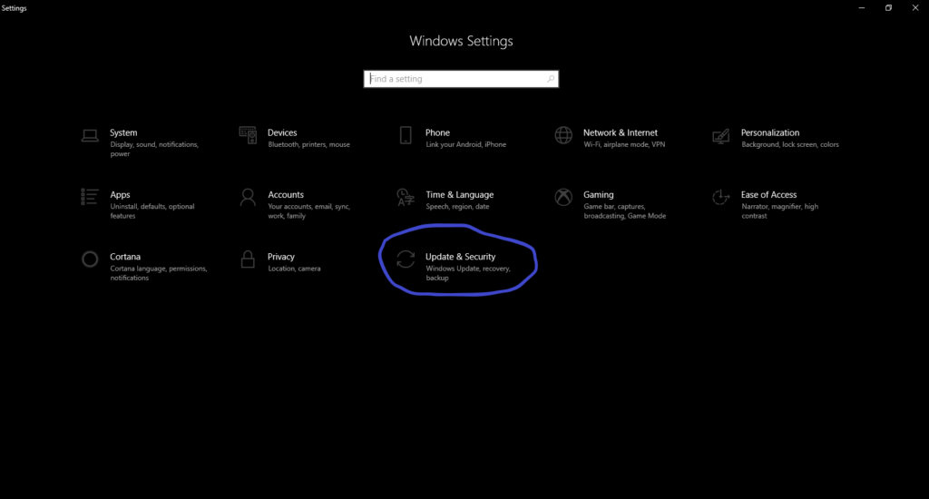 Windows 10 PC Factory reset