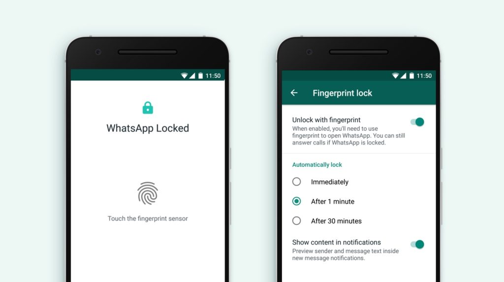 WhatsApp-Fingerprint-Unlock