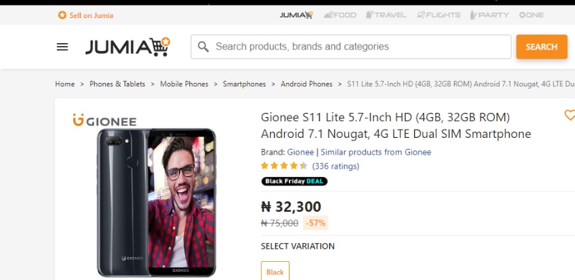 Best Smartphones on Jumia Nigeria Black Friday