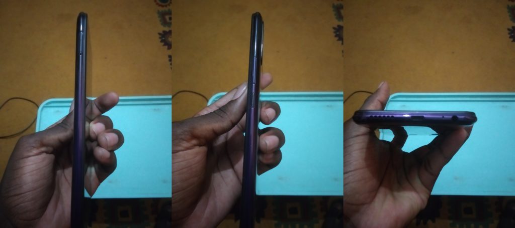 Sides of Infinix Hot 8
