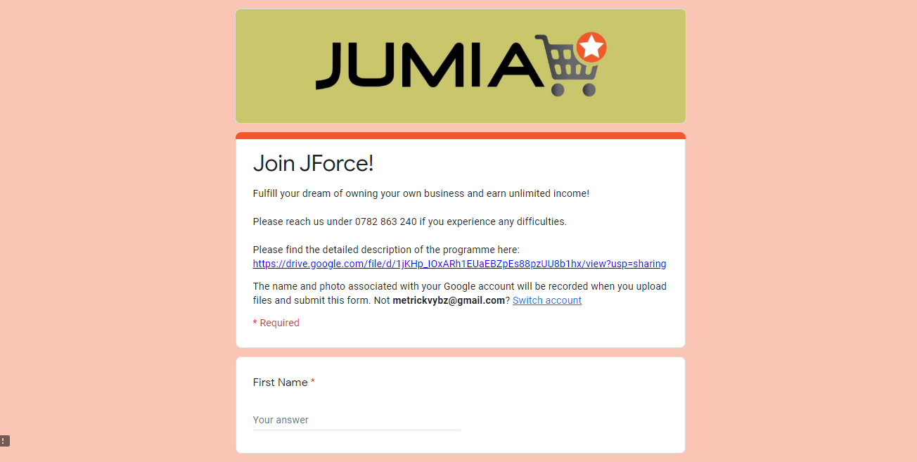 join jumia JForce