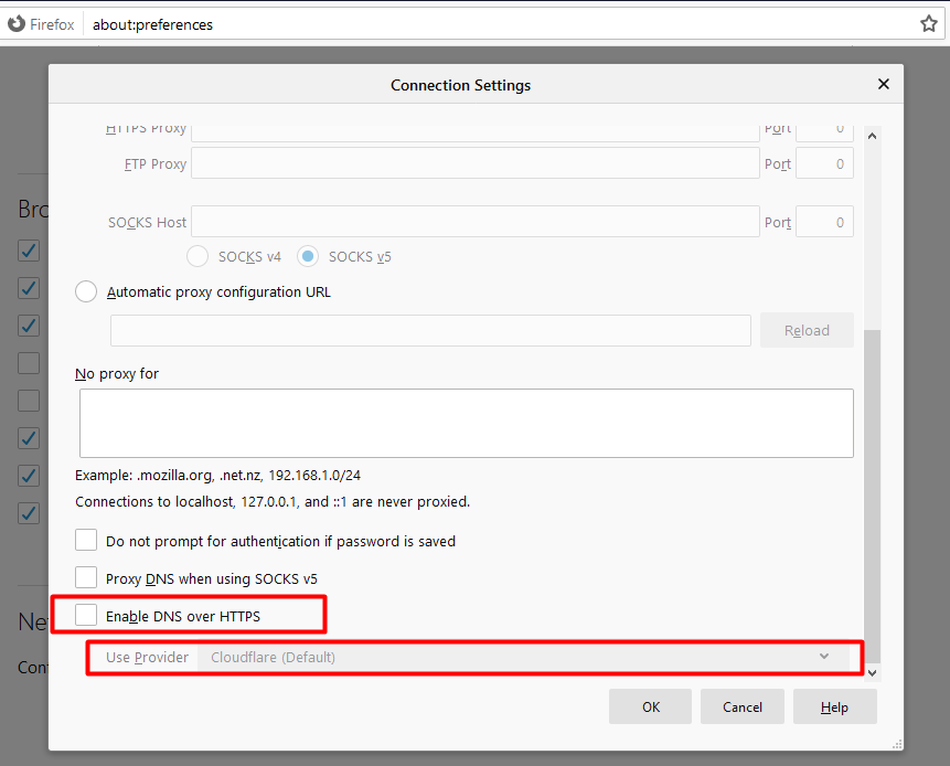 adguard dns over https firefox
