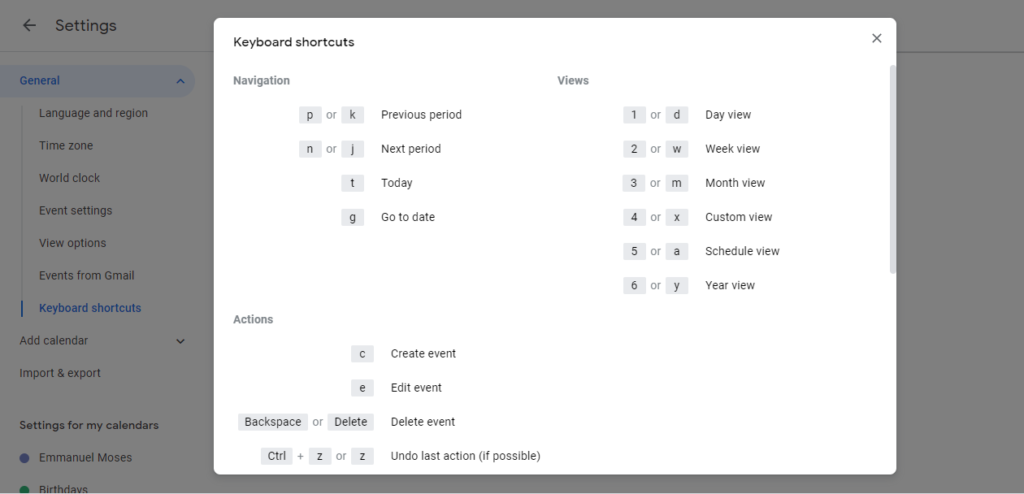 Google Calendar Tricks