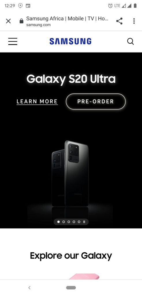 pre-order samsung galaxy s20 kenya