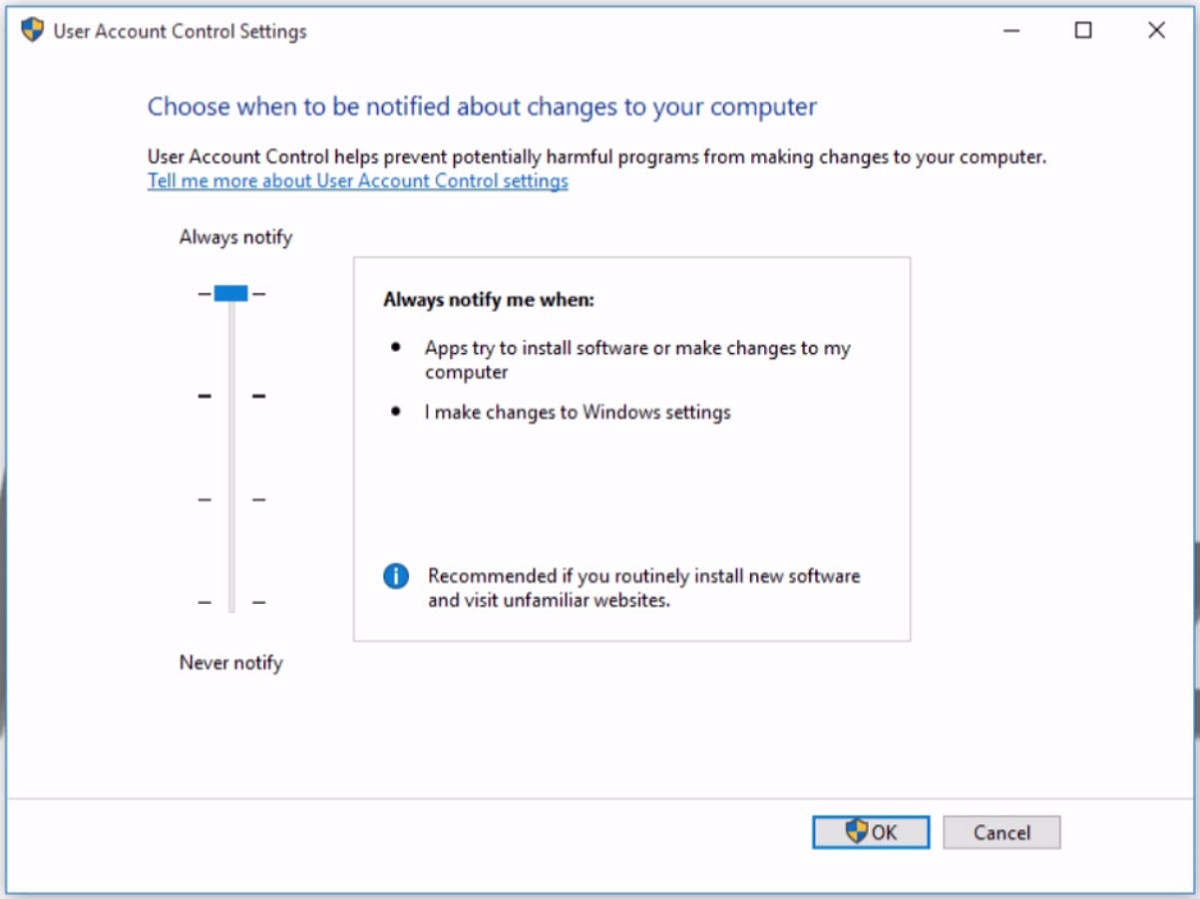 windows user account control