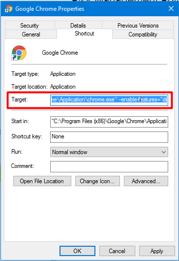 enable DNS-over-HTTPS Chrome