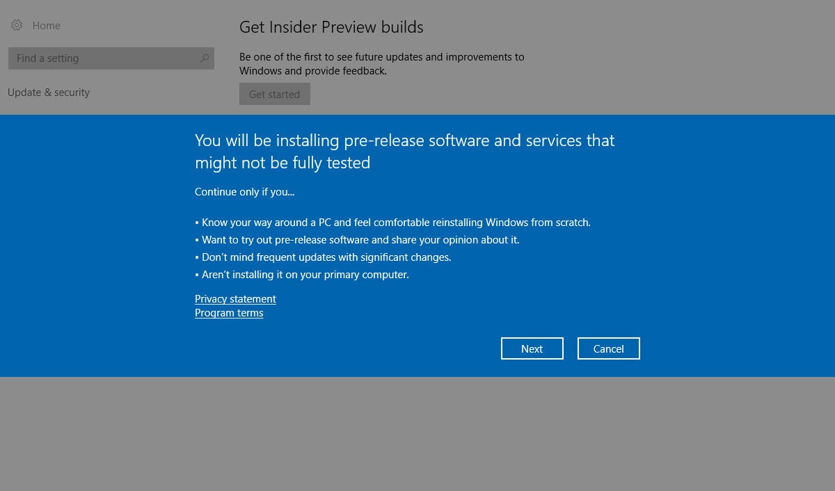 pros cons windows insider program