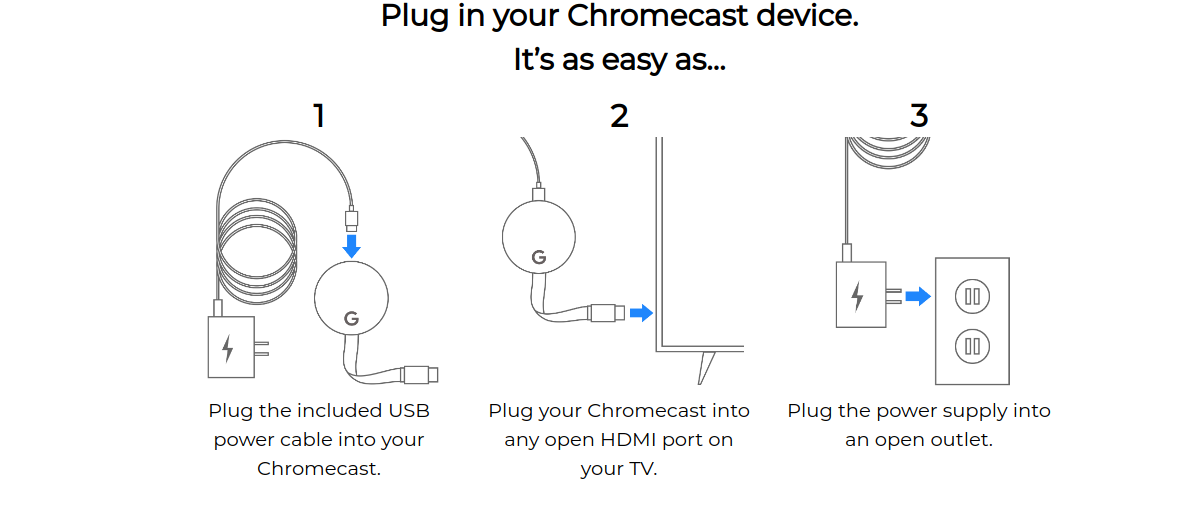 Setting up Google Chromecast