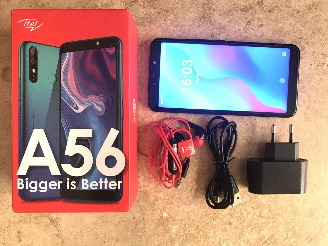 itel smartphones A56