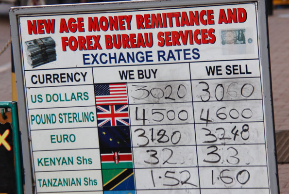 Photo Showing Forex Rates