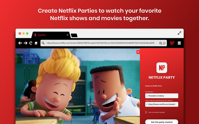 Netflix chrome extension