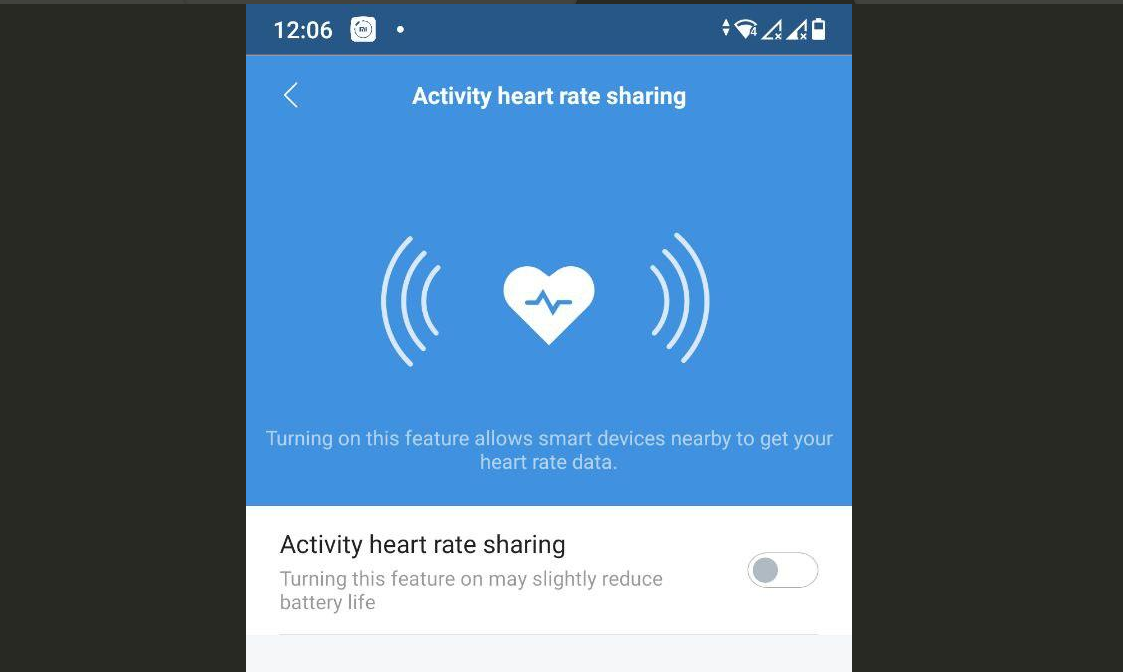 continuous heart rate monitor mi band 4
