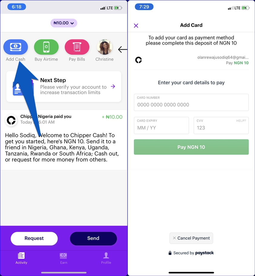 Chipper cash nigeria