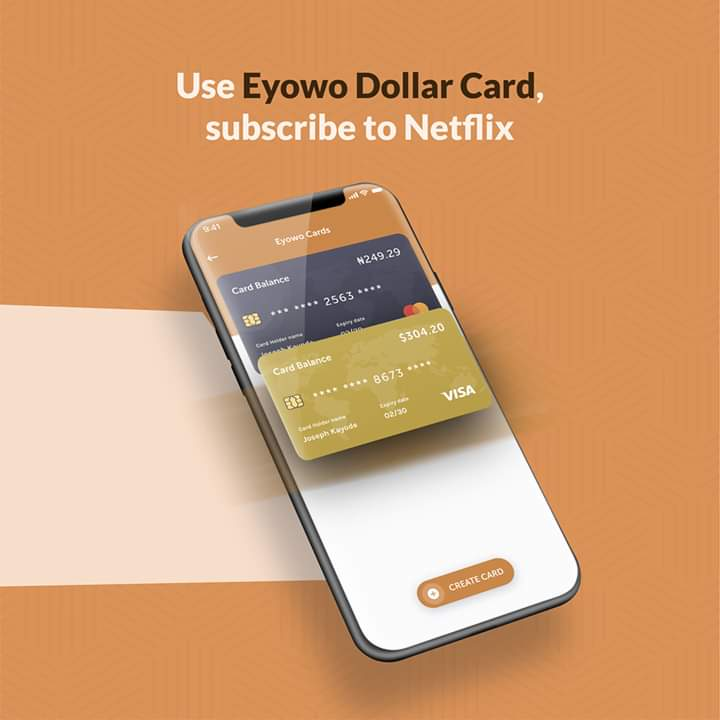 Virtual Dollar Card on Eyowo