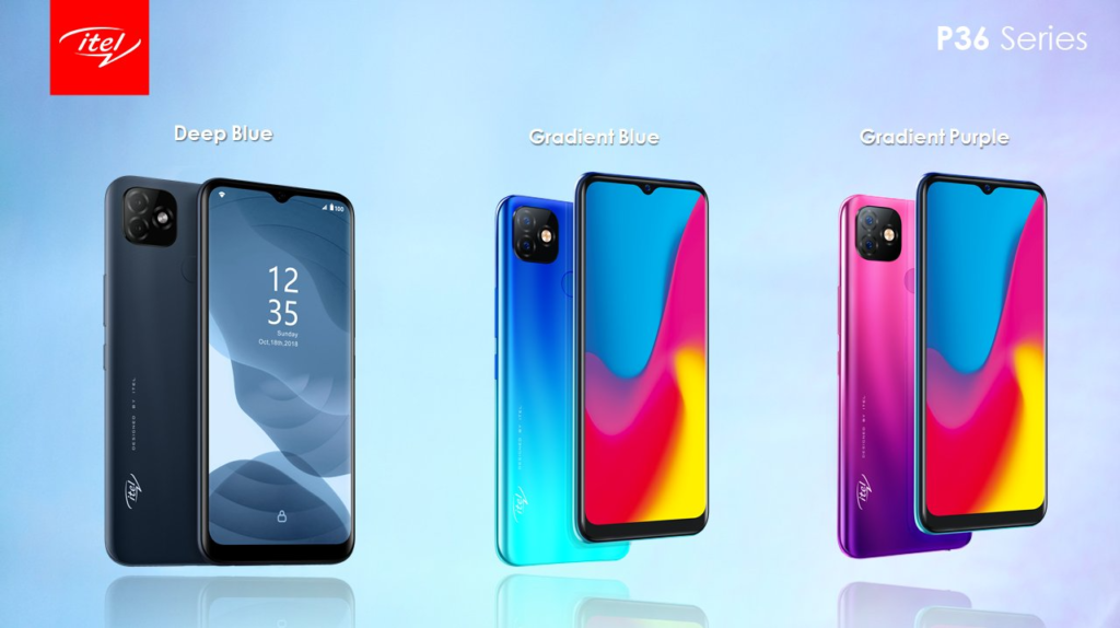 iTel P36 series colors