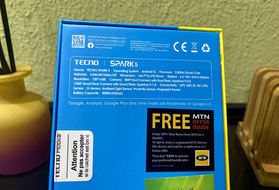 TECNO Spark 5 Unboxing