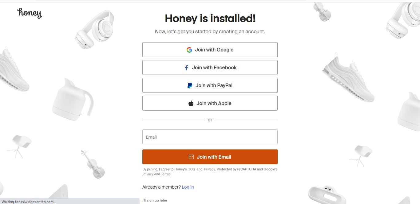 Honey coupon website