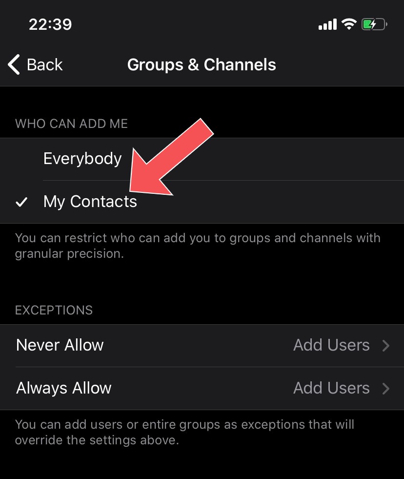 How to add Friends on Telegram