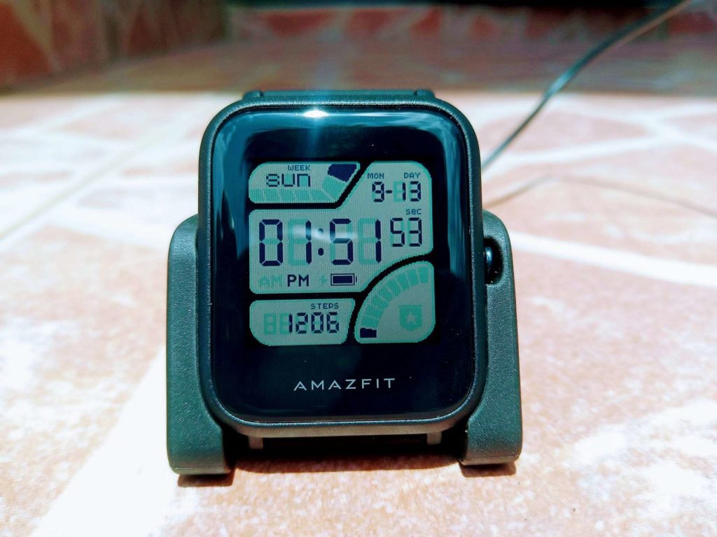 Amazfit Bip always-on display