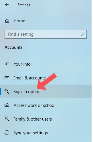 change windows 10 password