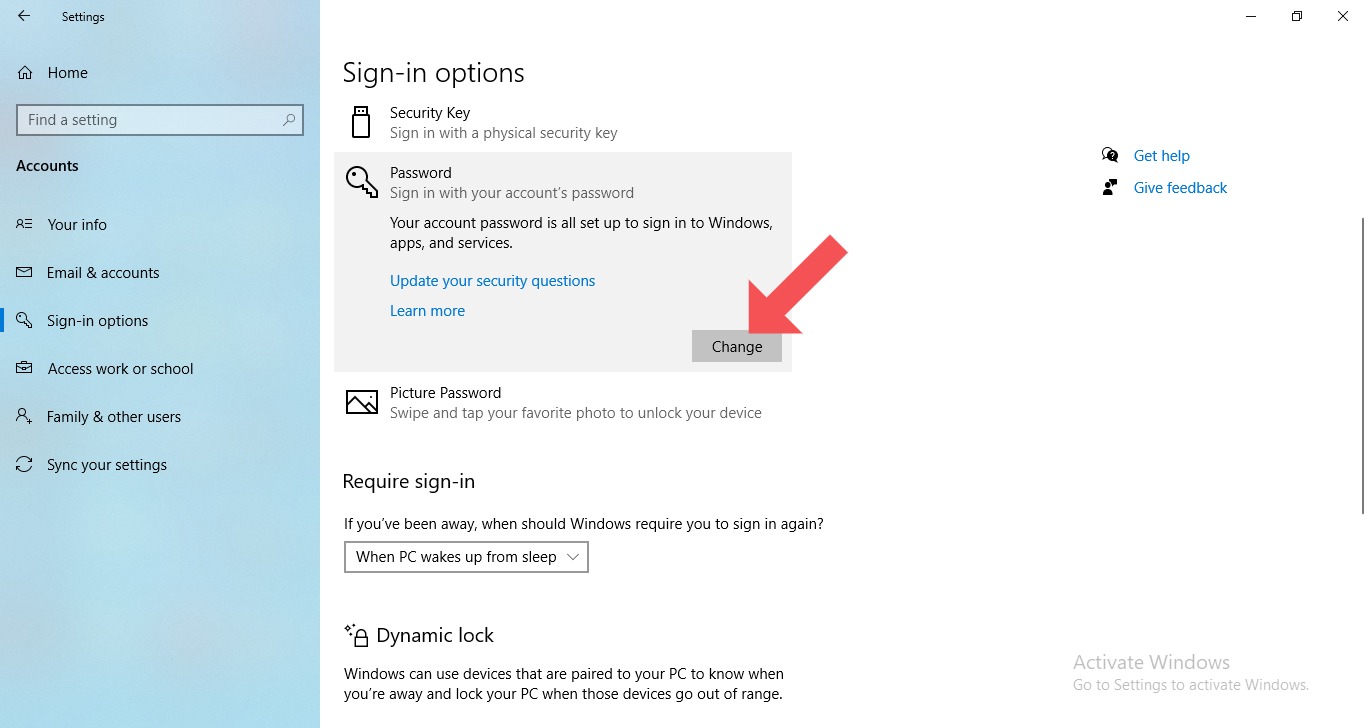 change password in microsoft account change password in microsoft account