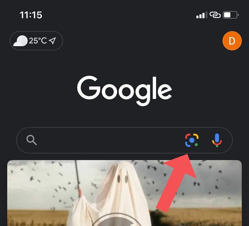 translate text from image with Google Lens