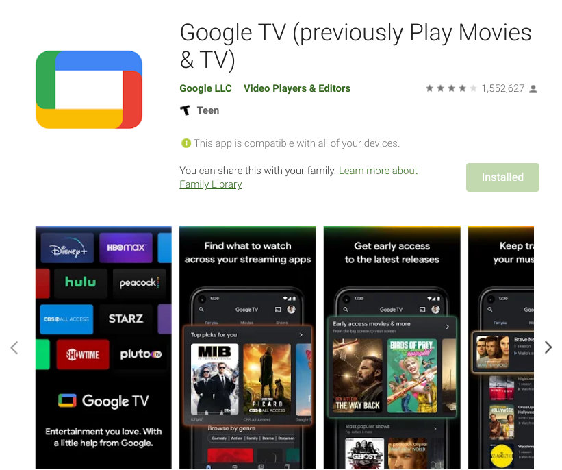 google tv vs android tv