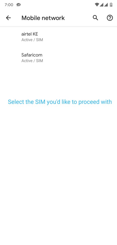 google chat dual sim