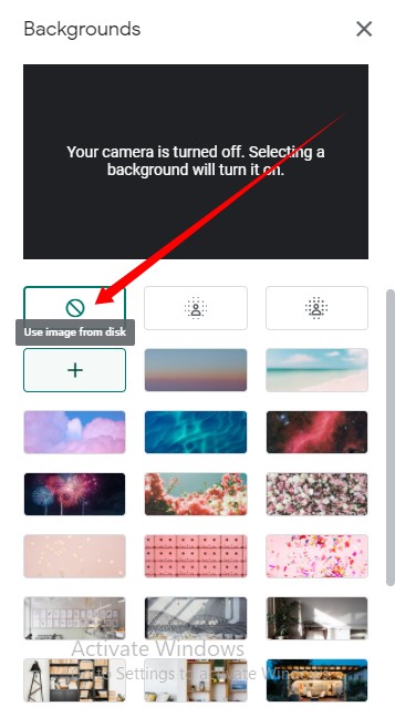 Change Background Google Meet