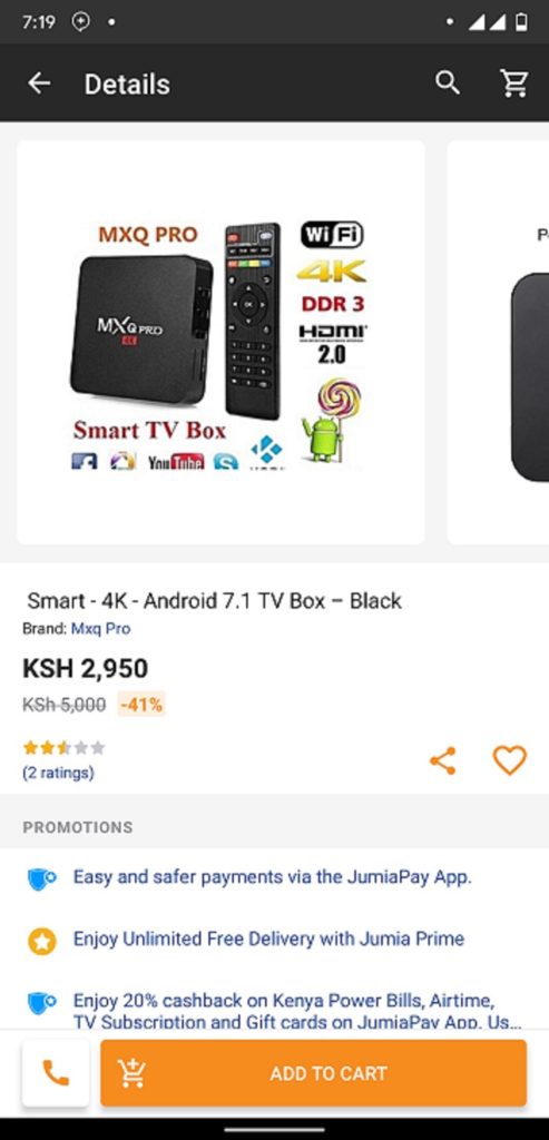 Smart 4K Jumia Kenya Black Friday