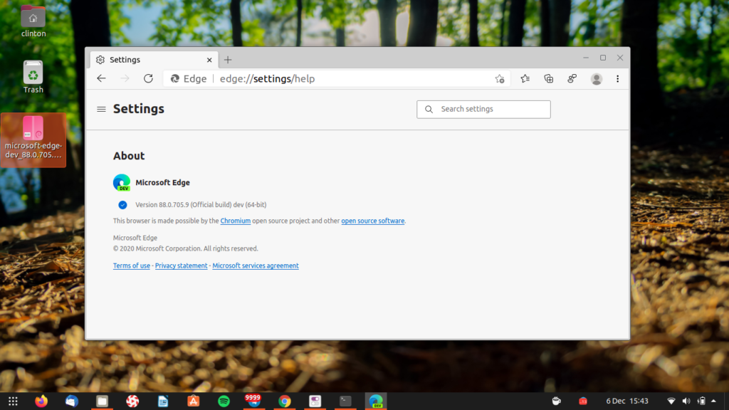 install microsoft edge linux