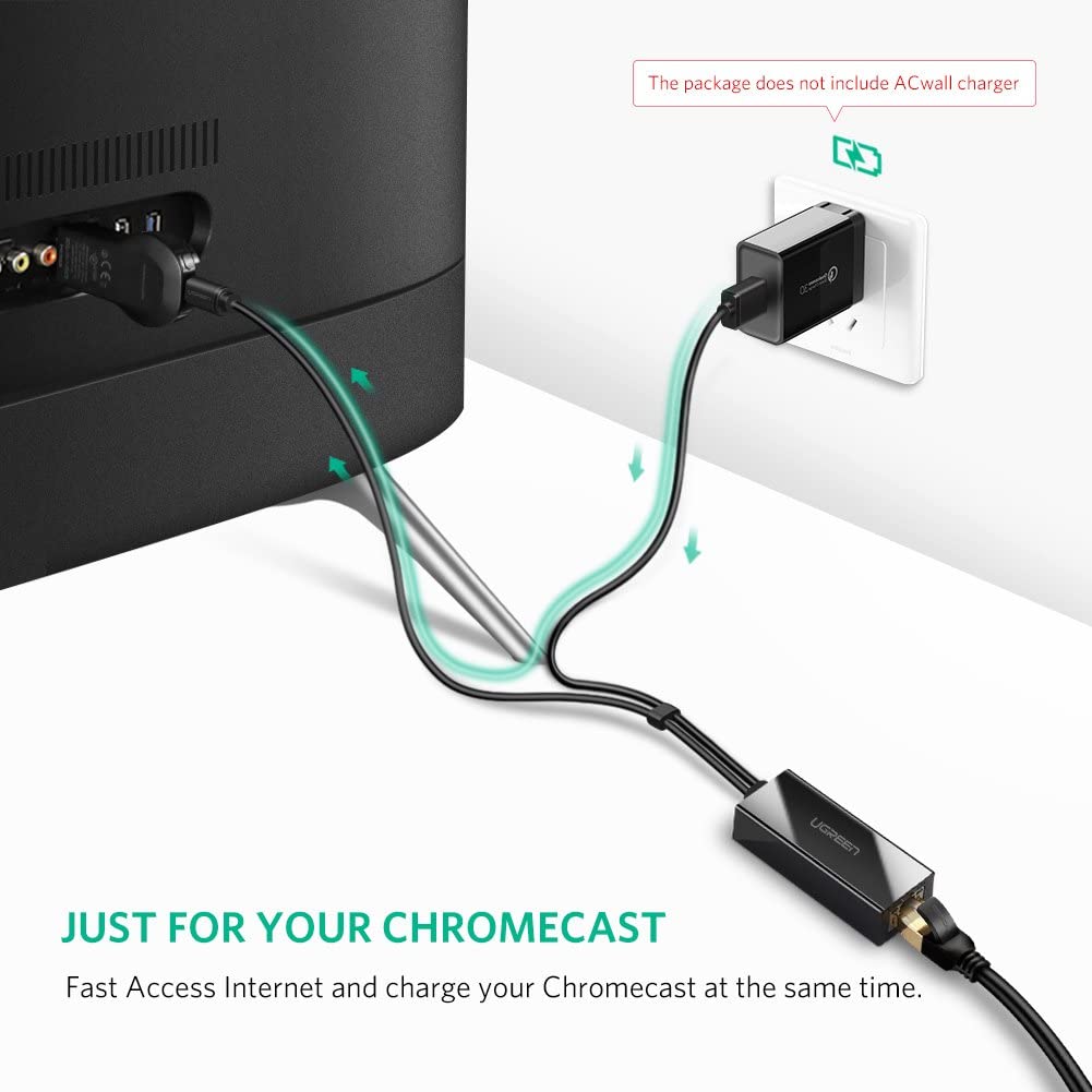 Does the Chromecast with Google TV support ethernet?