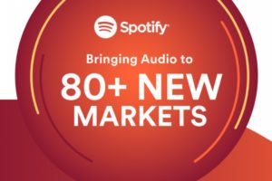 spotify in 80 new markets