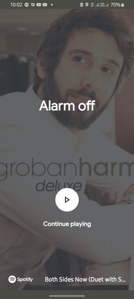 spotify alarm